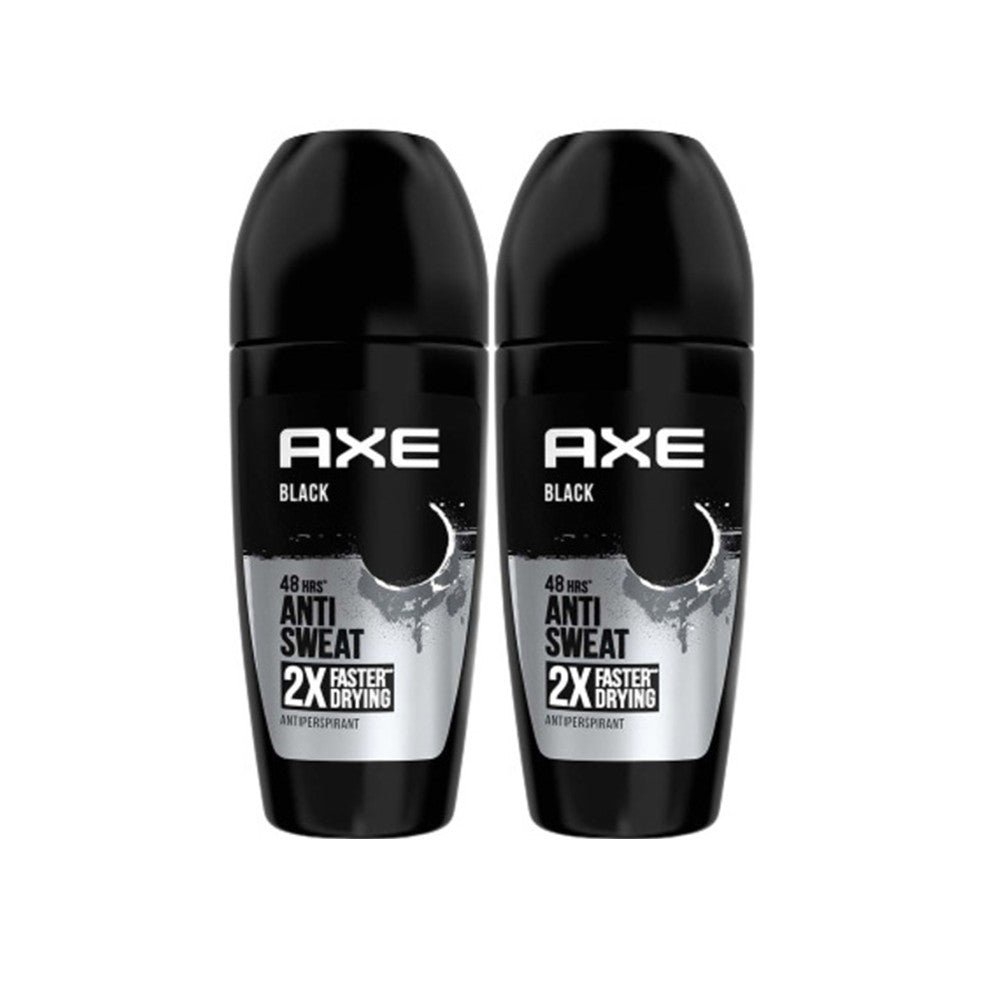 Axe - Deodorant - Roller - Black - 2x50ml