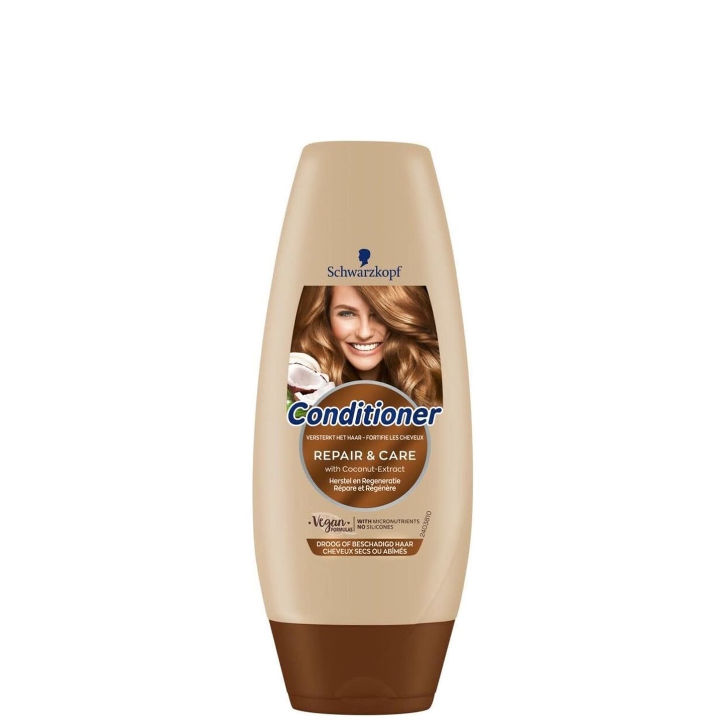 Schwarzkopf - Conditioner - Repair & Care - Droog Of Beschadigd Haar - 250ml