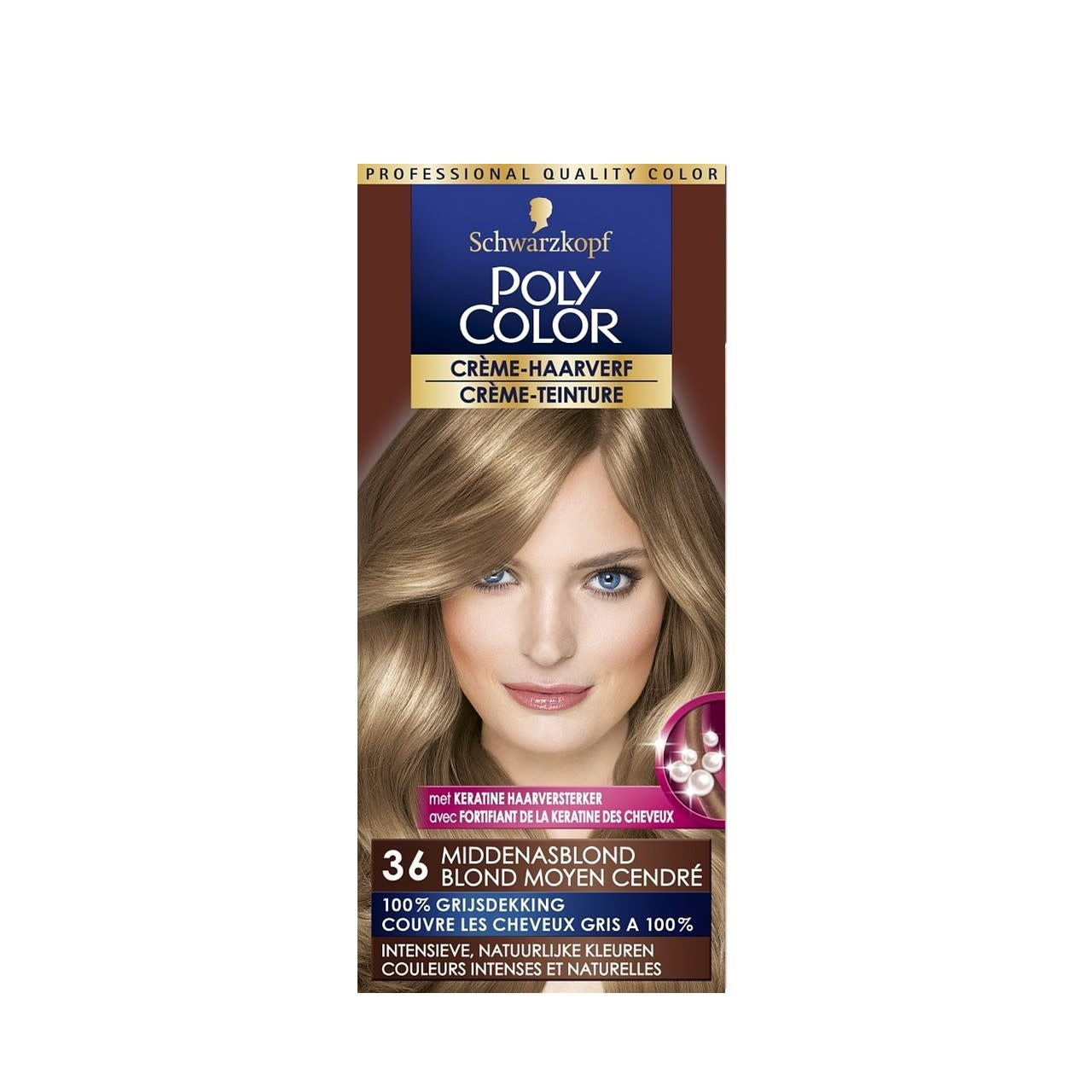 Poly Color - Haarverf - 36 - Middenasblond - 90ml