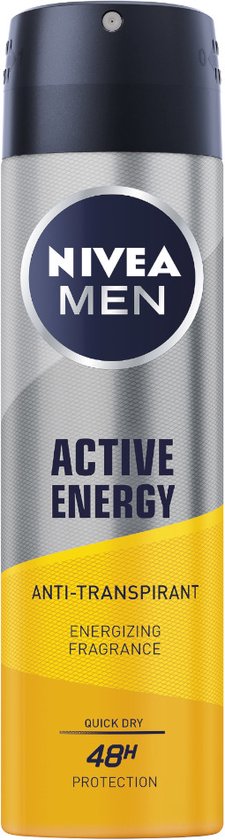 Nivea Men - Deodorant - Spray - Active Energy - 150ml