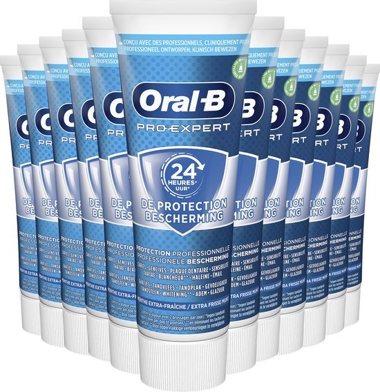 Oral-B Pro-Expert Professionele Bescherming - Voordeelverpakking 12x75 ml - Tandpasta