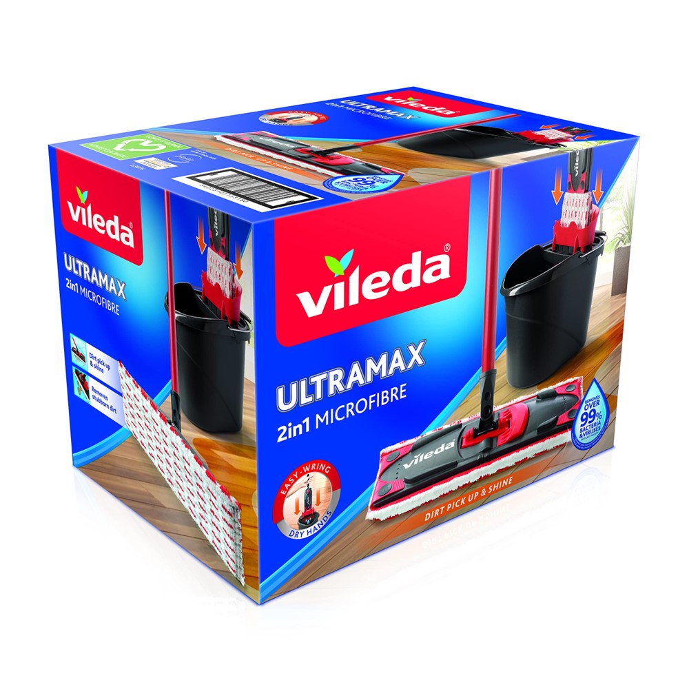 Vileda - Schoonmaakset - 2in1 - Ultramax - 1 Stuk