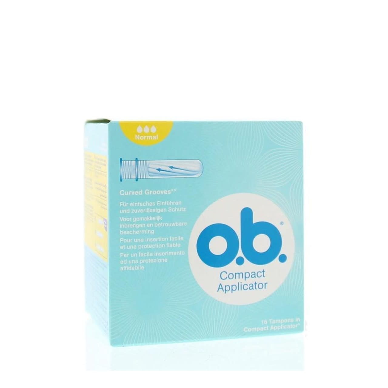 O.B. Compact Applicator - Tampons - Normal - 16 Stuks
