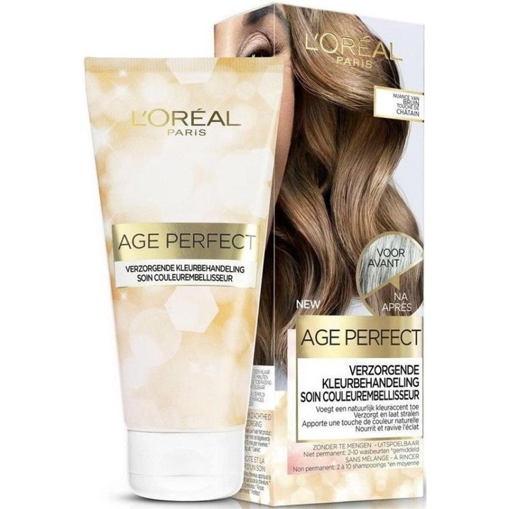 L'Oreal Paris - Haarverf - Age Perfect - Nuance Van Bruin - 1 Stuk