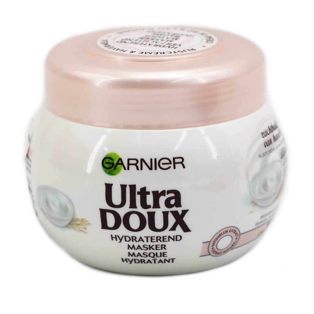 Garnier Ultra Doux - Haarmasker - Zachtheid van Haver - Rijstcreme & Havermelk - 300ml