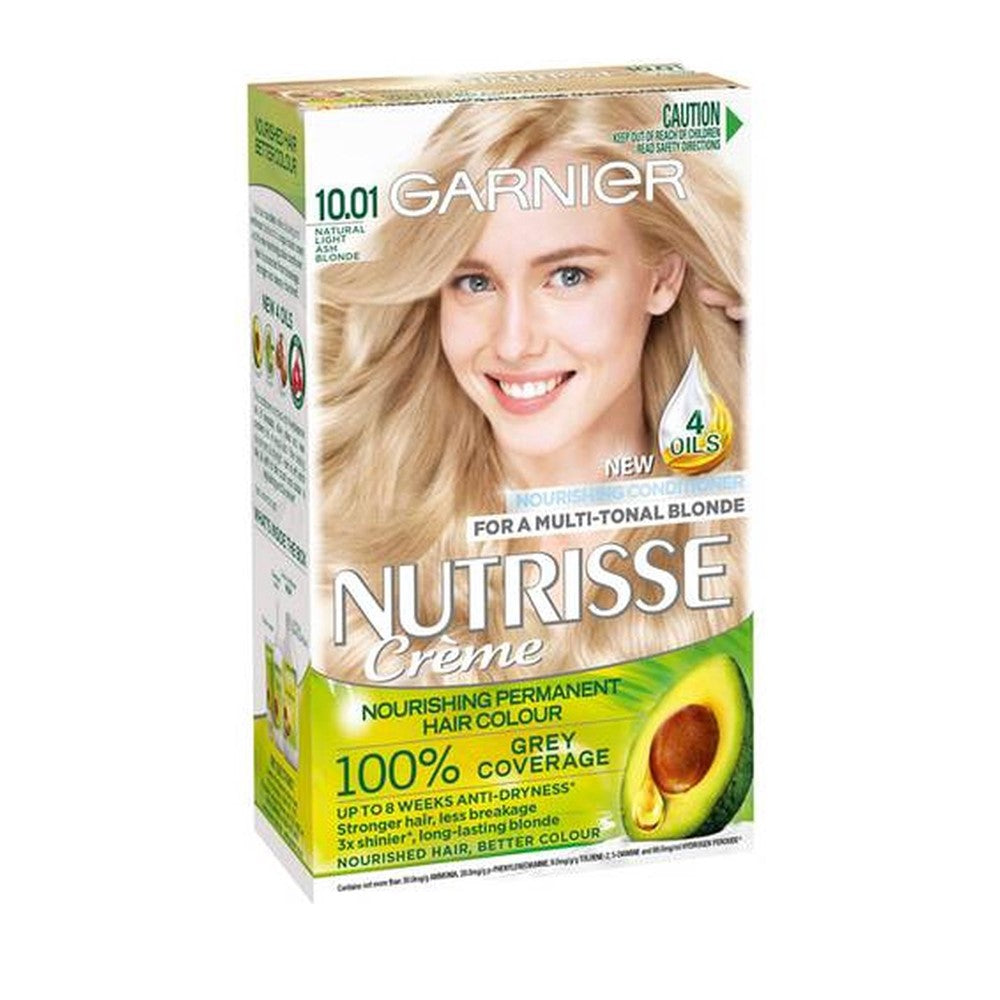 Garnier Nutrisse Créme - Haarverf - Nutrisse Créme - 10.01 - Light Ash Blond - 160ml