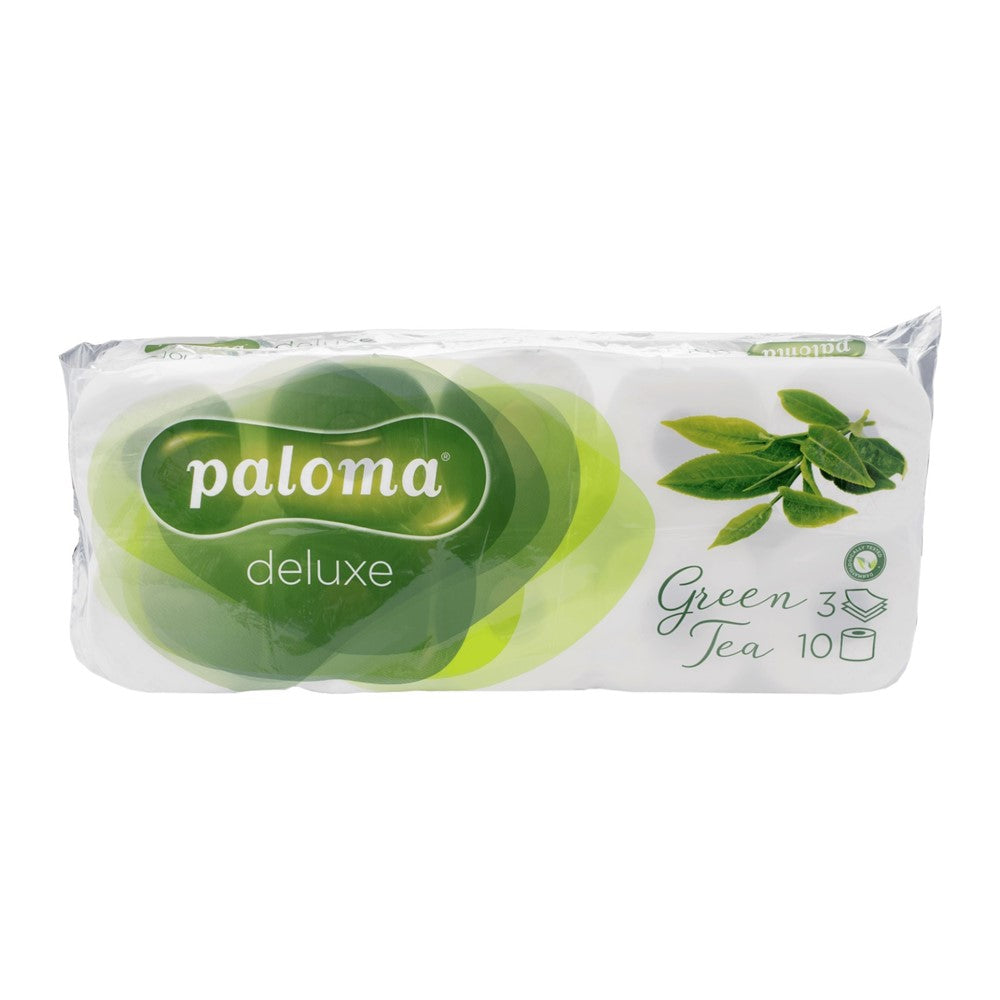 Paloma - Toiletpapier - Deluxe - Green Tea - 3 Laags - 10 Rollen