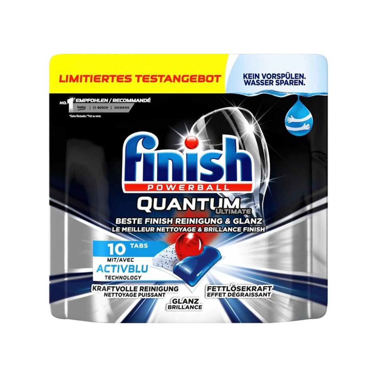 Finish Powerball - Vaatwas - Tablet - Quantum Ultimate - 10 Tabs