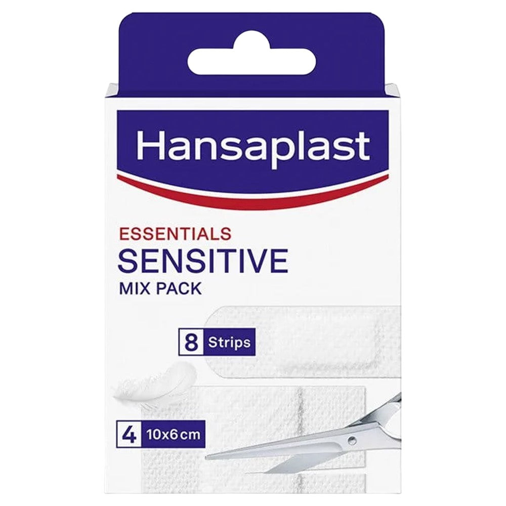 Hansaplast - Pleisters - Essentials - Sensitive - Mix Pack - 12 Stuks