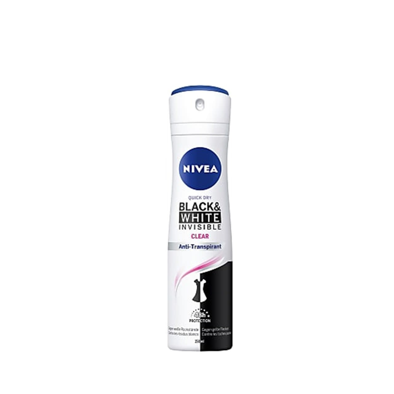 Nivea - Deodorant - Spray - Black & White Invisible Clear - 150ml