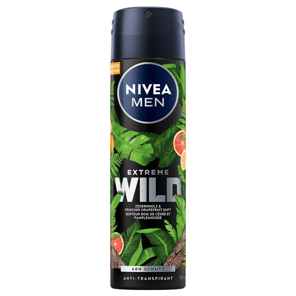 Nivea Men - Deodorant - Spray - Extreme Wild - 150ml
