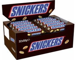 Snickers Chocolade Reep - 32 x 50 gram