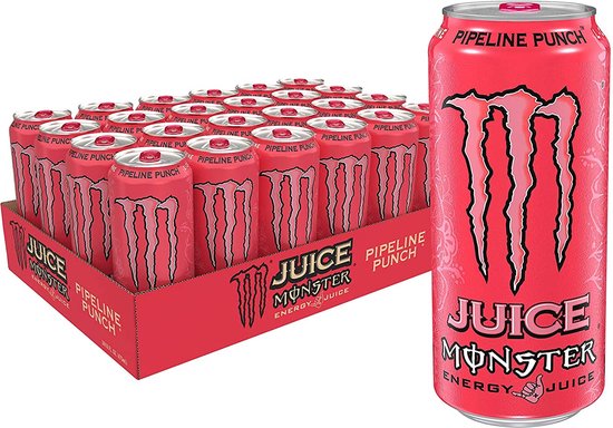 Monster Energy Pipeline Punch - energiedrank met tropische smaak - 24 stuks