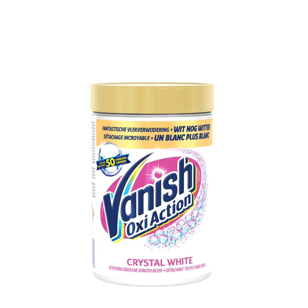 Vanish - Vlekverwijderaar - Oxi Action - Crystal White - Wit nog Witter - Poeder - 600g