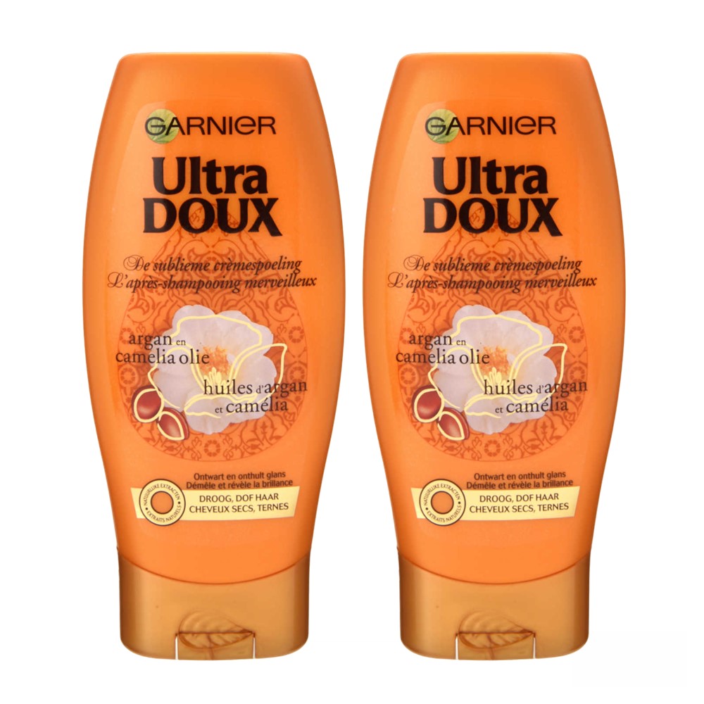 Garnier Ultra Doux - Conditioner - Argan & Camelia Olie - 2x200ml