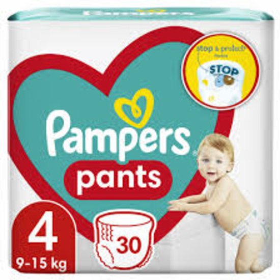 Pampers Luierbroekjes 360 Degrees Maat 4 (9 - 15 kg) 30 stuks
