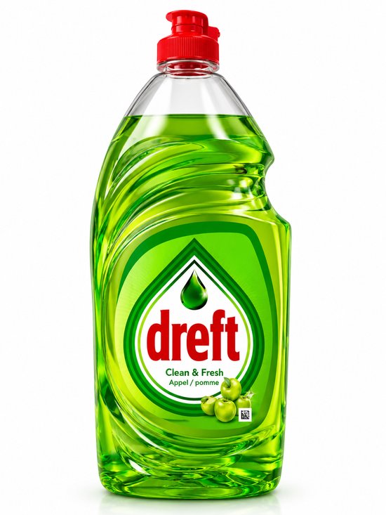 Dreft - Afwasmiddel - Clean & Fresh - Appel - 1015ml