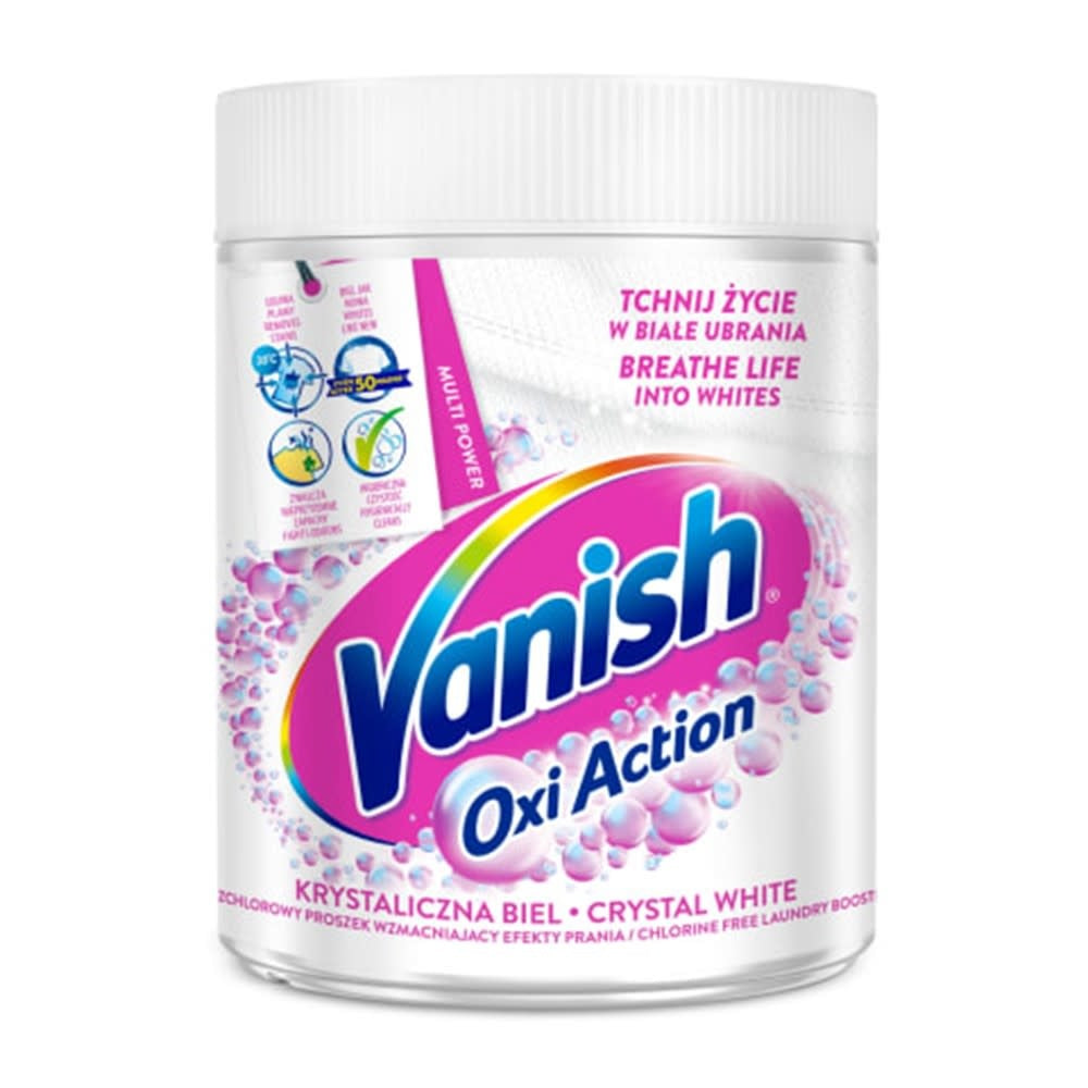 Vanish Oxi Action - Vlekverwijderaar - Poeder - Crystal White - Multi Power - 470g