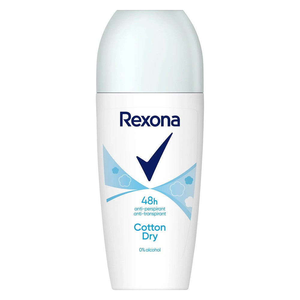 Rexona - Deodorant - Roller - Cotton Dry - 48H - 50ml