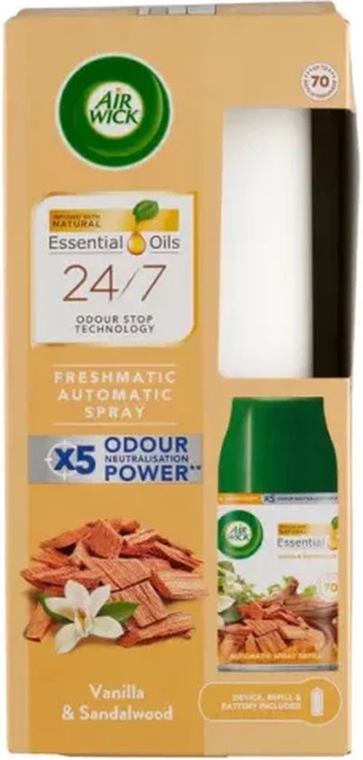AIR WICK FRESHMATIC STARTSET VANILLA&SANDALWOOD