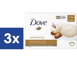 Dove Zeep Shea Butter & Warm Vanilla - 3 x 4 stuks