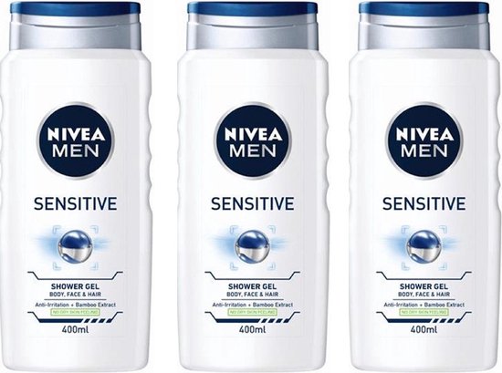 NIVEA Men Douchegel XL Sensitive 3 x 400 ml