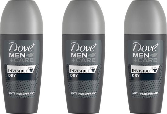 Dove Men - Deo Roller Invisible Dry - 3 x 50 ml