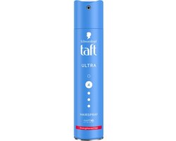 Taft - Ultra Strong Hairspray - Haarstyling - Haarspray - Sterke Fixatie - Alle Haartypes - Voordeelverpakking - 6x 250 ml