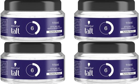 Taft Titane Gel - Voordeelverpakking 4 x 250 ml Pot