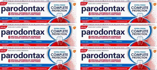 Parodontax - Tandpasta - Complete Protection - Extra Fresh - 75ml x 6