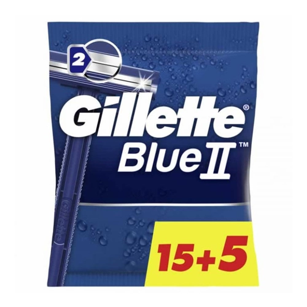 Gillette Blue II - Scheermesjes - 20 Stuks