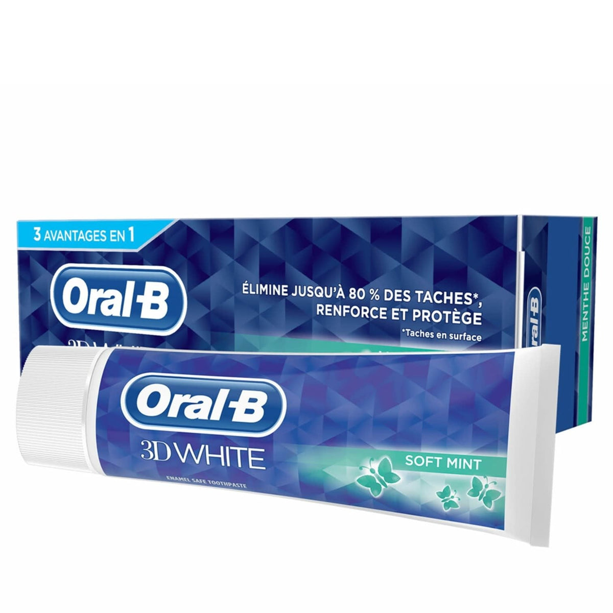 Oral B 3D White - Tandpasta - Soft Mint - 75ml