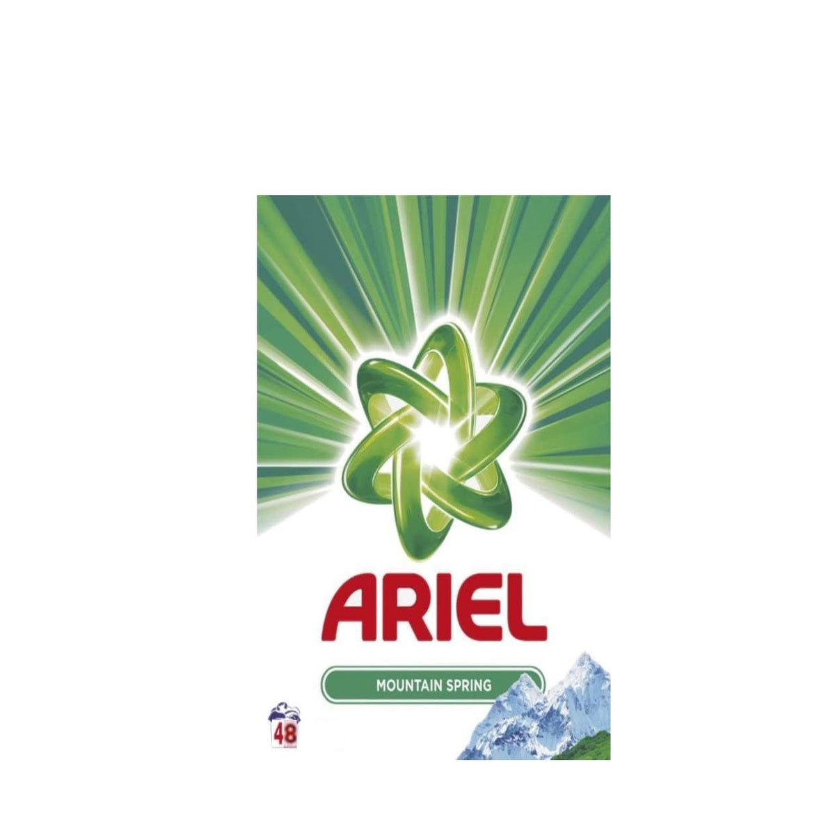 Ariel - Wasmiddel - Waspoeder - Mountain Spring - 48Wb/3600g