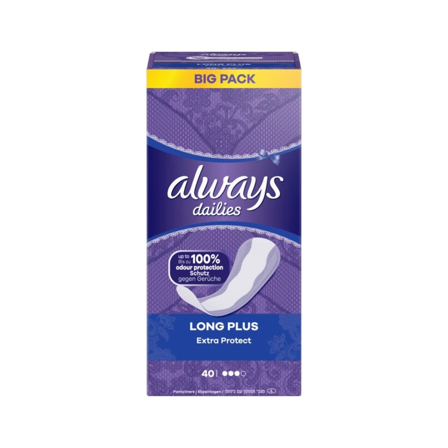 Always Dailies - Inlegkruisjes - Long Plus - Big Pack - Extra Protect - 40 Stuks