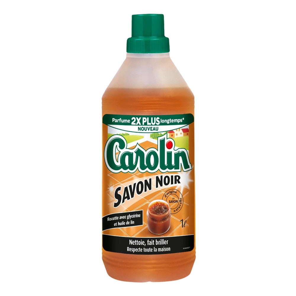 Carolin - Ontvetter - Vloeibaar - Black Soap - Glycerine en Lijnolie - 1L