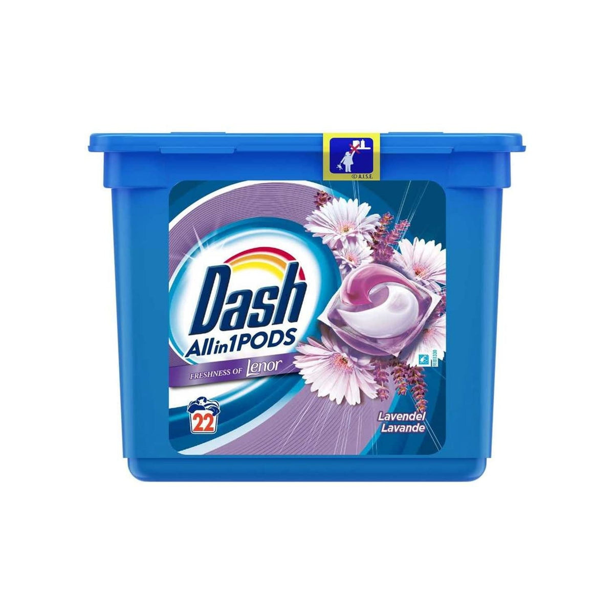 Dash All in 1 Pods - Wasmiddel - Pods - Freshness of Lenor - 22Wb/554g