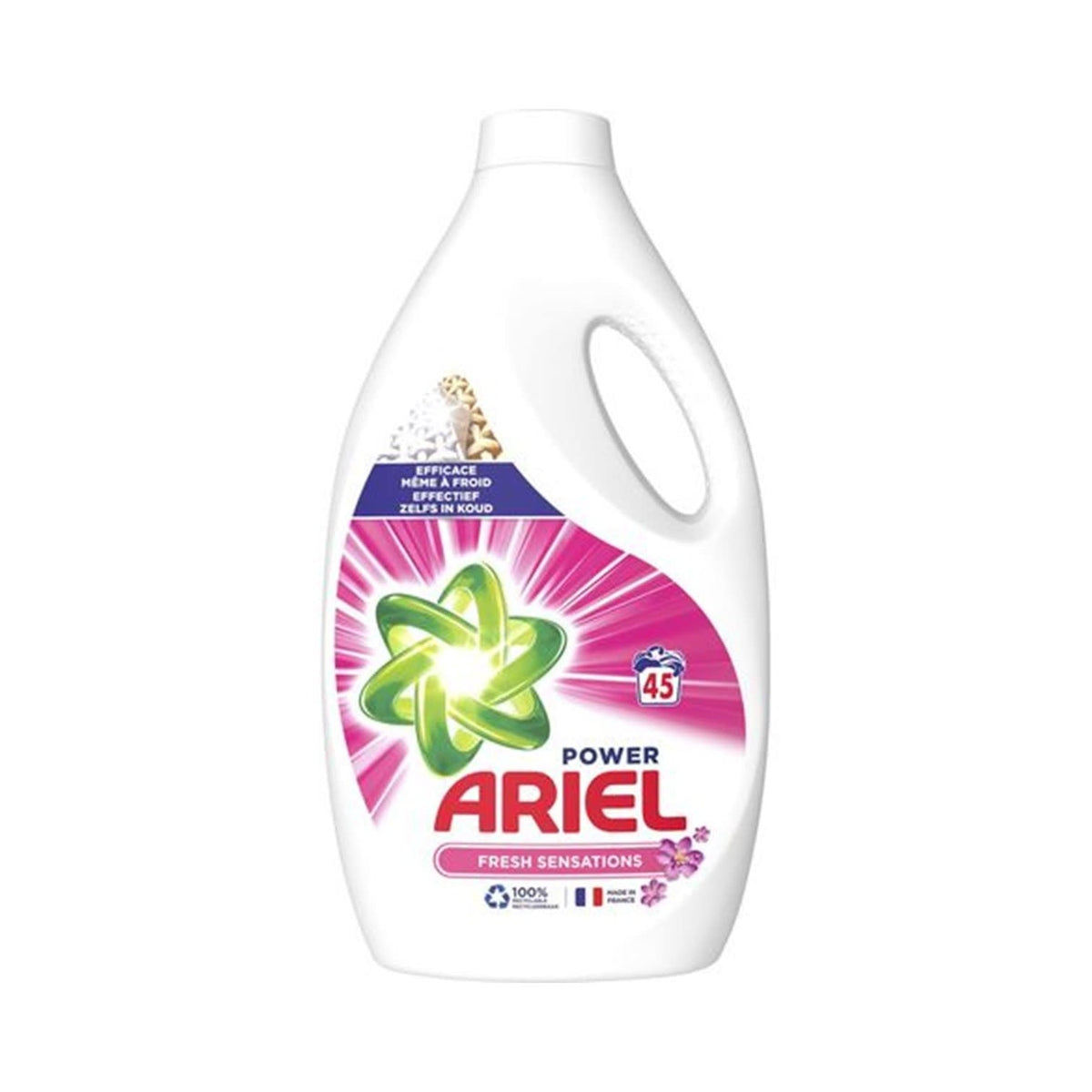 Ariel Power - Wasmiddel - Vloeibaar - Fresh Sensations - 45Wb/2475ml