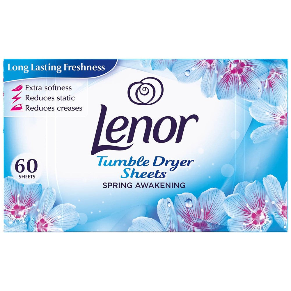 Lenor - Wasverzachter - Droogtrommeldoekjes - Spring Awakening - 60 Stuks