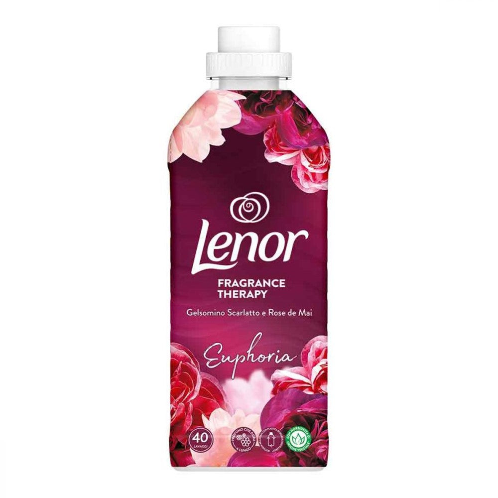 Lenor - Wasverzachter - Vloeibaar - Euphoria - Scarlet Jasmine & Rose De Mai - 40Wb/840ml