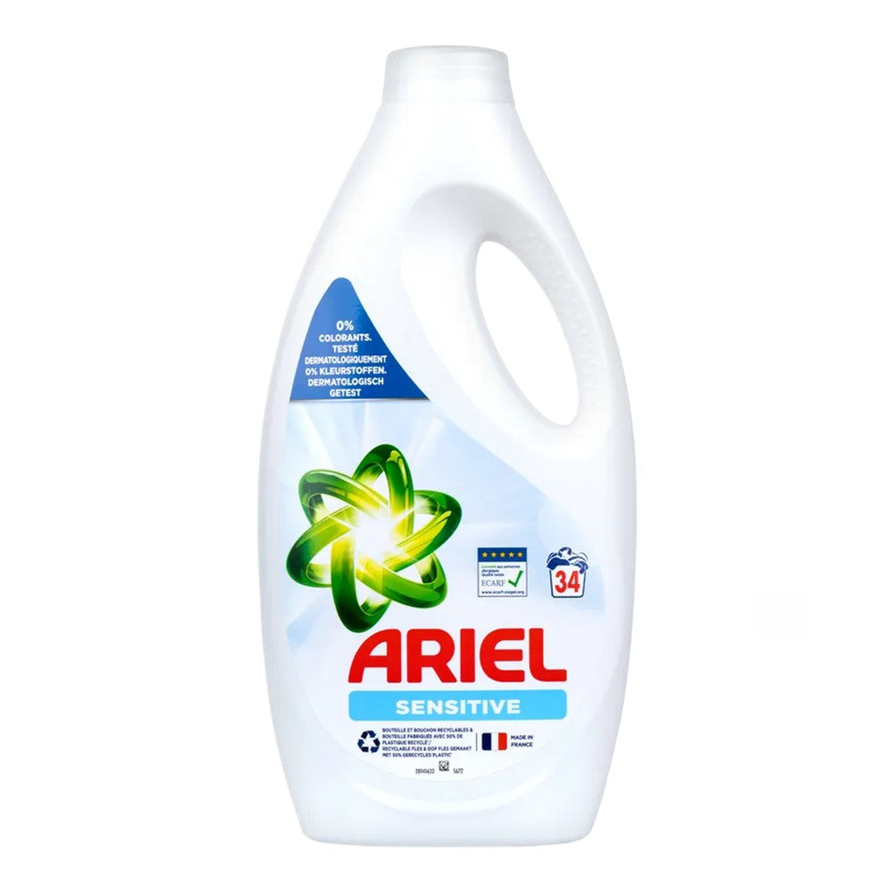 Ariel - Wasmiddel - Vloeibaar - Sensitive - 34Wb/1530ml