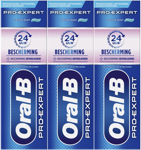 Oral-B Tandpasta Pro-Expert Bescherming Gevoelige Tanden - 3 x 75 ml