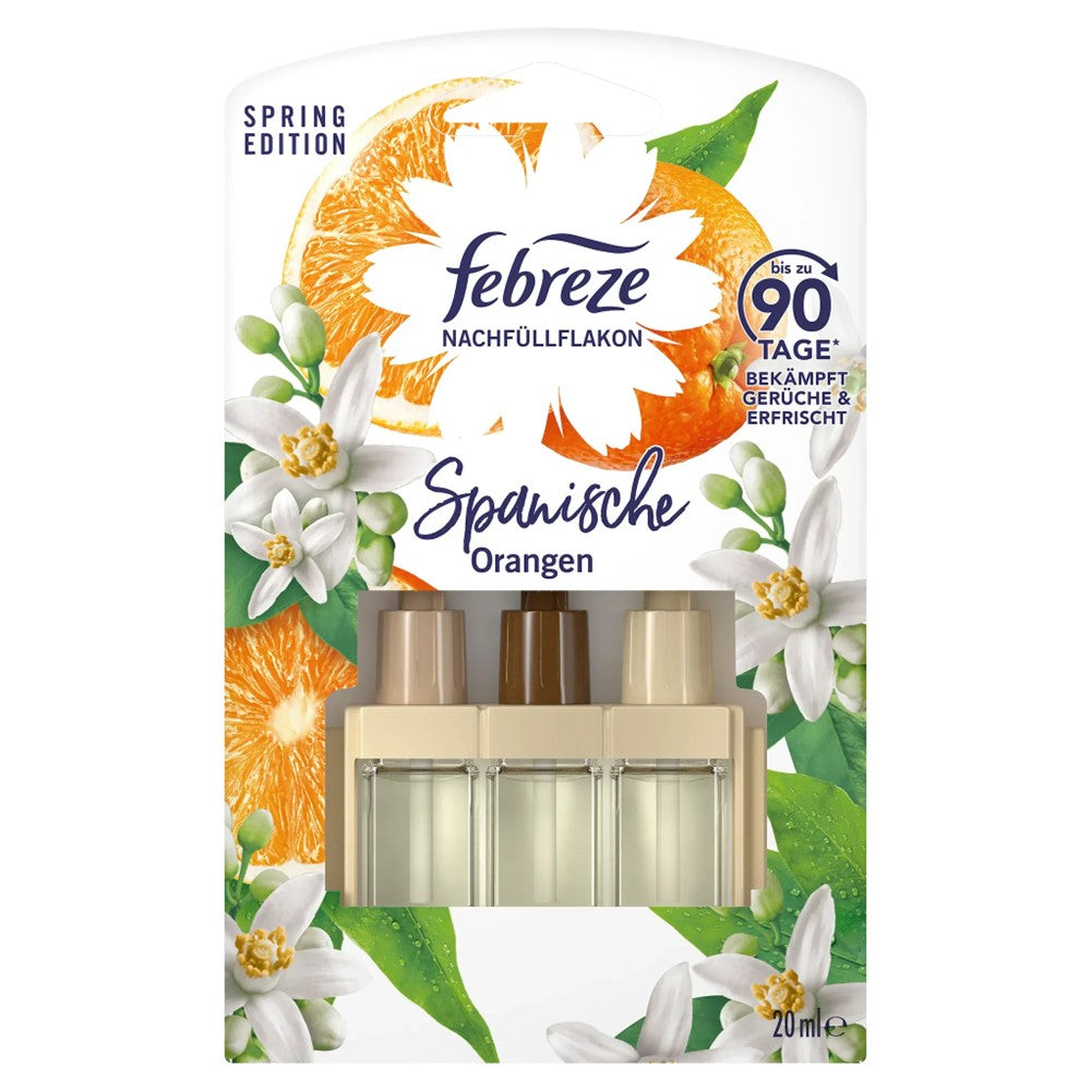 Febreze - Elektrisch Luchtverfrisser - Navulling - 3 Volution - Spanish Oranges - 20ml