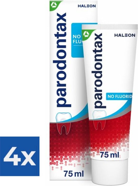 Parodontax Fluoridevrij 4x 75ml - Tandpasta