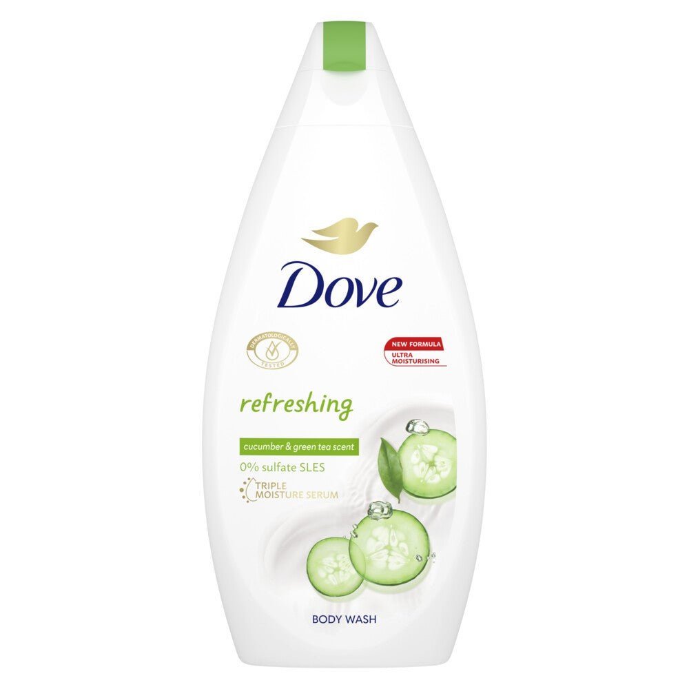 Dove - Douchegel - Refreshing - Cucumber & Green Tea Scent - 225ml