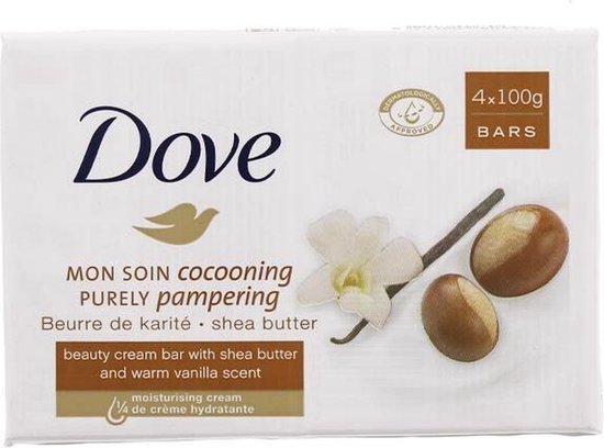 Dove - Zeeptablet - Shea Butter - 4x100g
