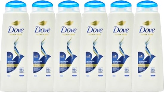 6x Dove Shampoo - Intense Repair 250 ml