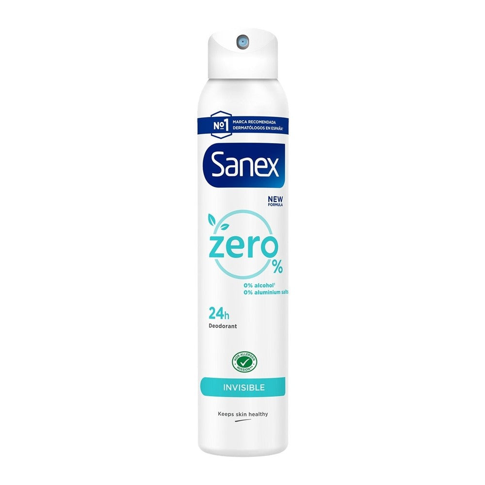 Sanex - Deodorant - Spray - Zero% - Invisible - 200ml