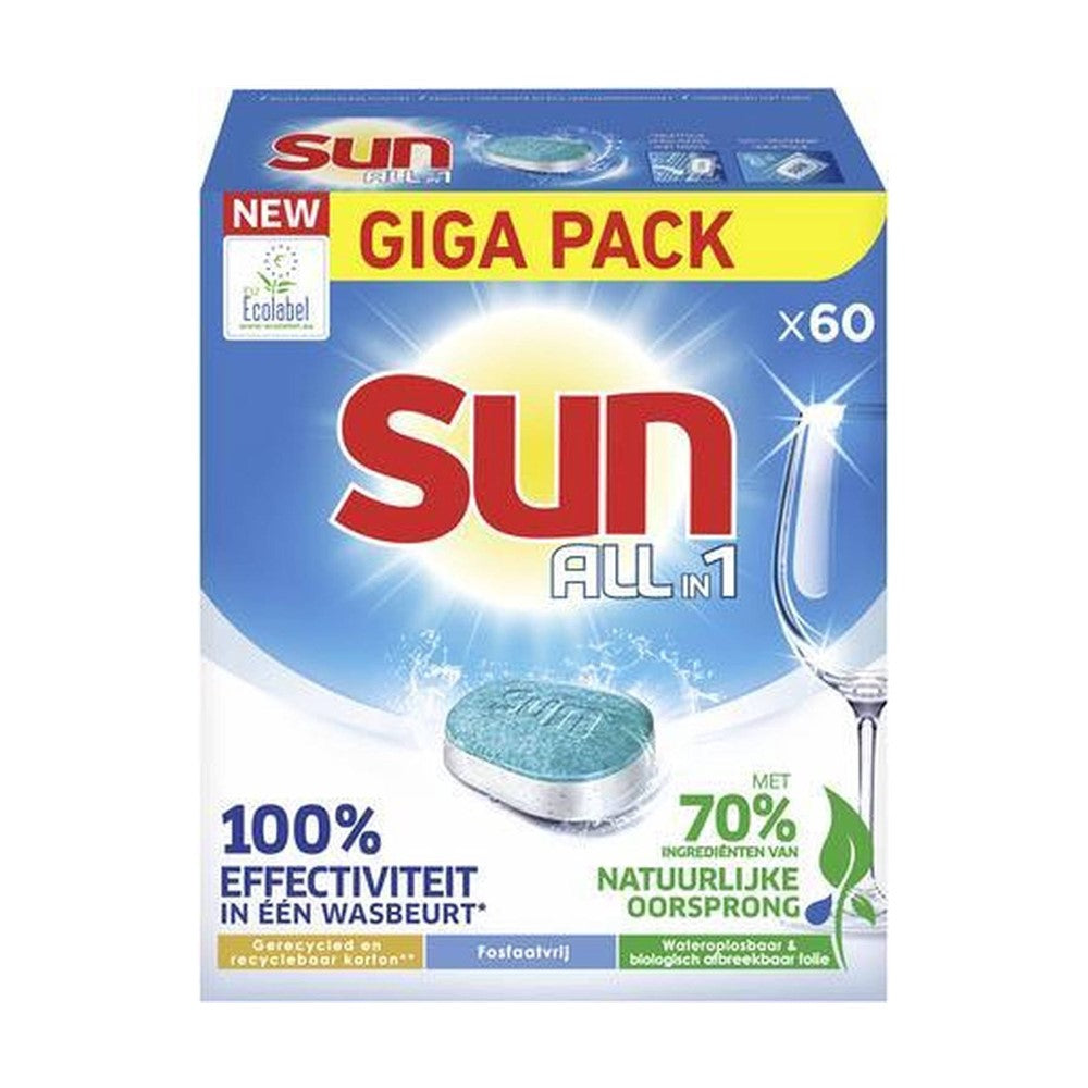 Sun - Vaatwas - Tablet - Allin1 - Regular - 60Wb/1050g