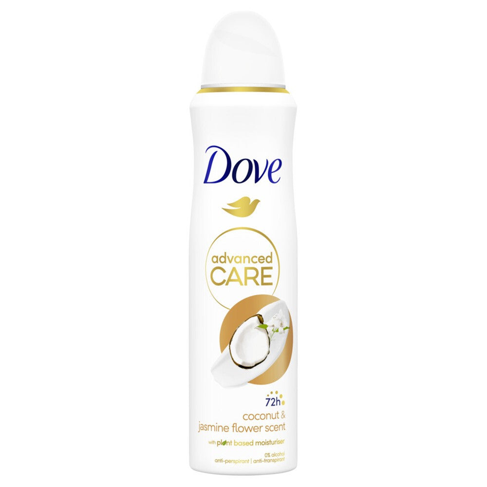Dove - Deodorant - Spray - Advanced Care - Coconut & Jasmin Flower - 150ml