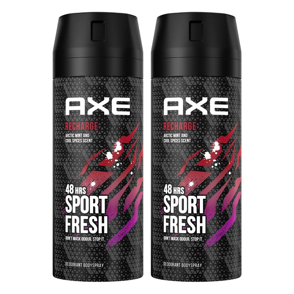 Axe - Deodorant - Spray - Recharge - Arctic Mint & Cool Spices - 2x150ml